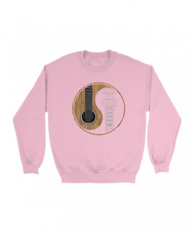 Music Life Colorful Sweatshirt | Guitar Yin-Yang Sweatshirt $3.84 Sweatshirts