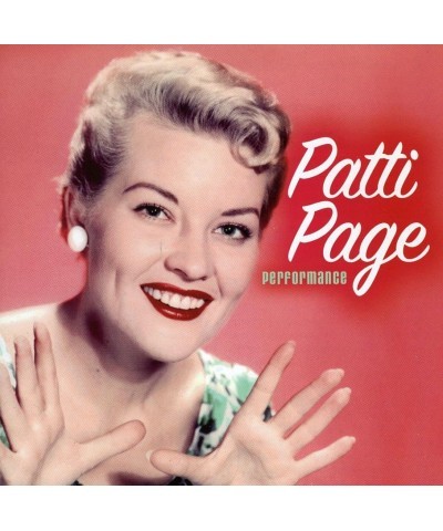 Patti Page PERFORMANCE CD $13.80 CD