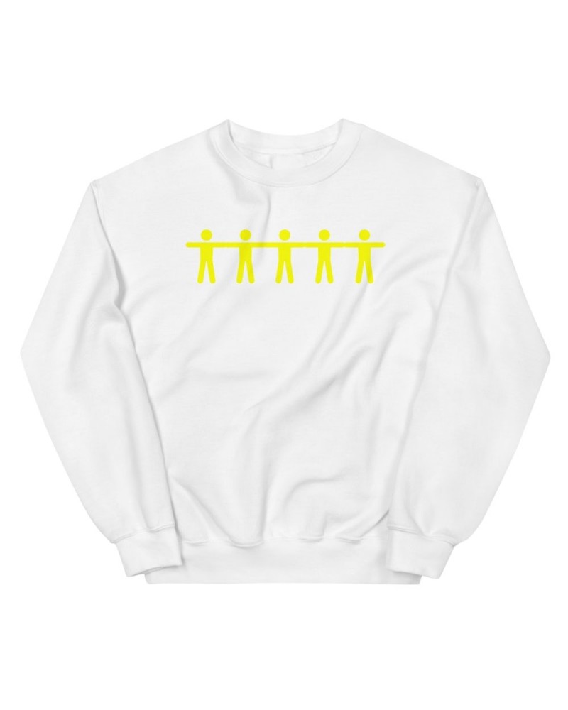 Jordan Suaste YELLOW BODY WHITE CREWNECK $7.51 Sweatshirts