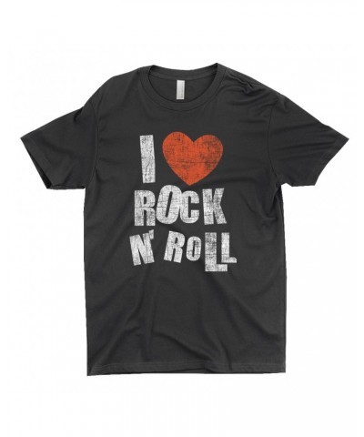 Music Life T-Shirt | I Heart Rock n' Roll Shirt $9.59 Shirts