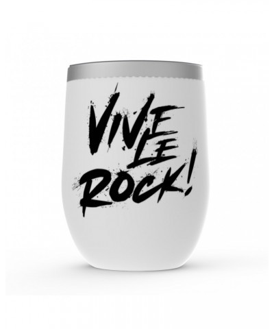 Music Life Stemless Wine Tumbler | Vive Le Rock Stemless Wine Tumbler $9.36 Drinkware