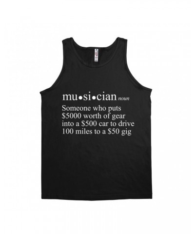 Music Life Unisex Tank Top | Musician Definition Shirt $9.88 Shirts