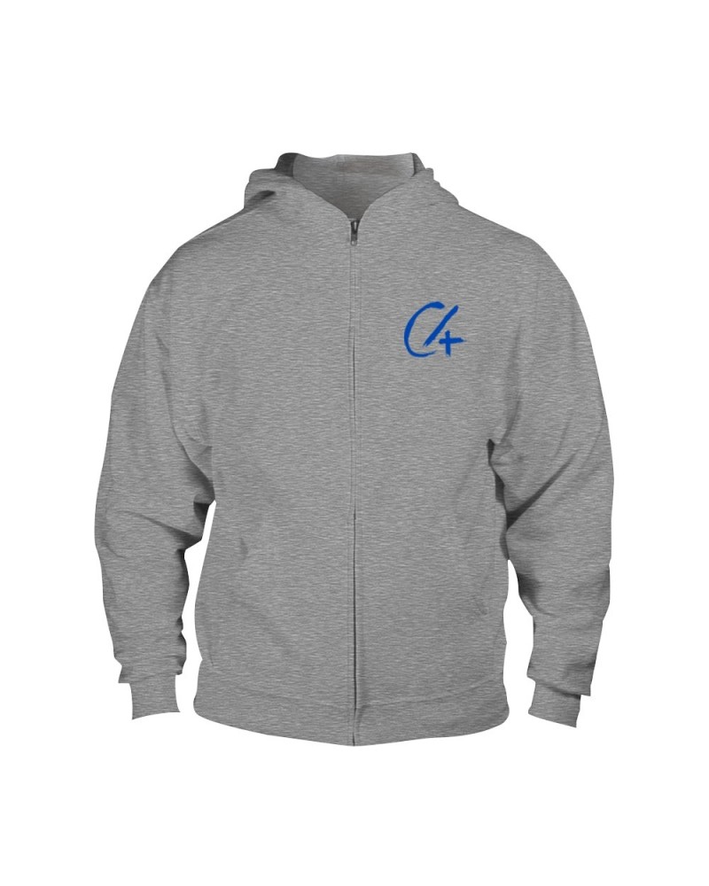 Citizen Four C4 Grey Zip Hoodie $6.84 Sweatshirts