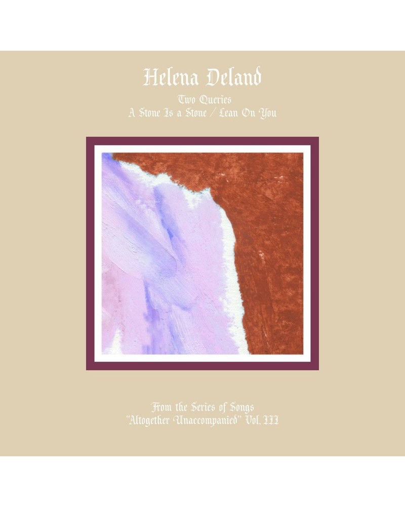 Helena Deland From The Series Of Songs "Altogether Unaccompanied" Vol. III & IV- LP (Vinyl) $4.93 Vinyl
