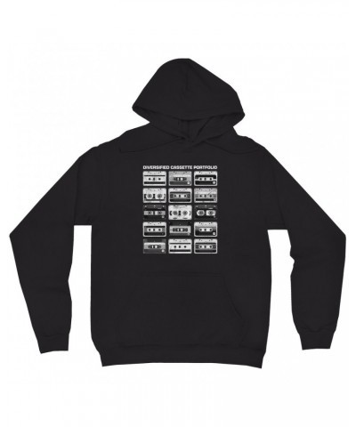 Music Life Hoodie | Diversified Cassette Portfolio Hoodie $6.65 Sweatshirts