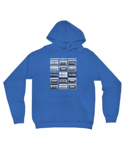 Music Life Hoodie | Diversified Cassette Portfolio Hoodie $6.65 Sweatshirts