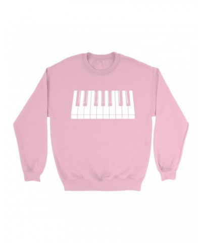 Music Life Colorful Sweatshirt | Piano Keys Sweatshirt $5.57 Sweatshirts
