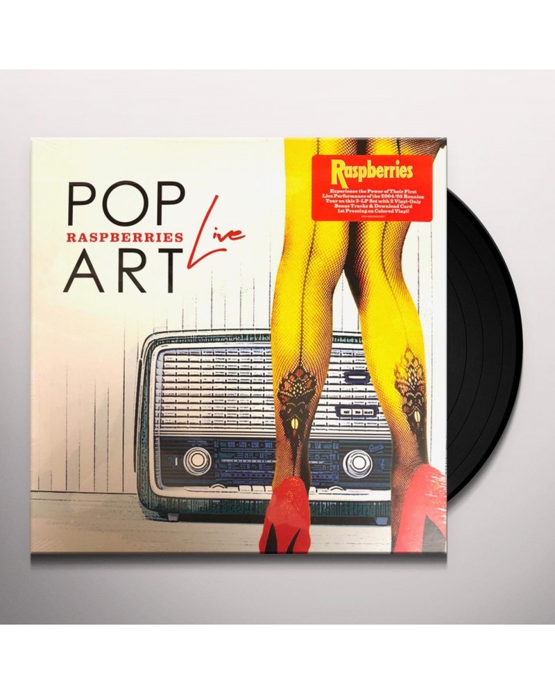 Raspberries Pop Art Live Vinyl Record $5.59 Vinyl
