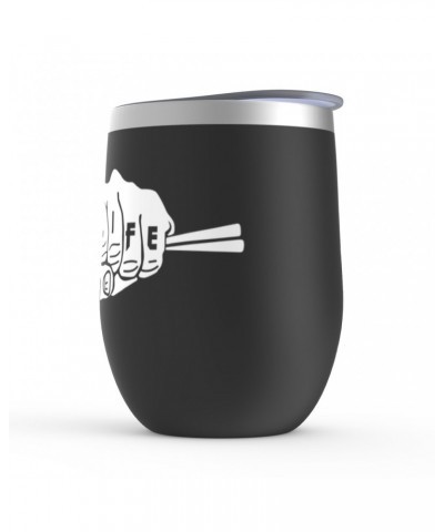 Music Life Wine Tumbler | Drum Life Knucks Stemless Wine Tumbler $6.97 Drinkware