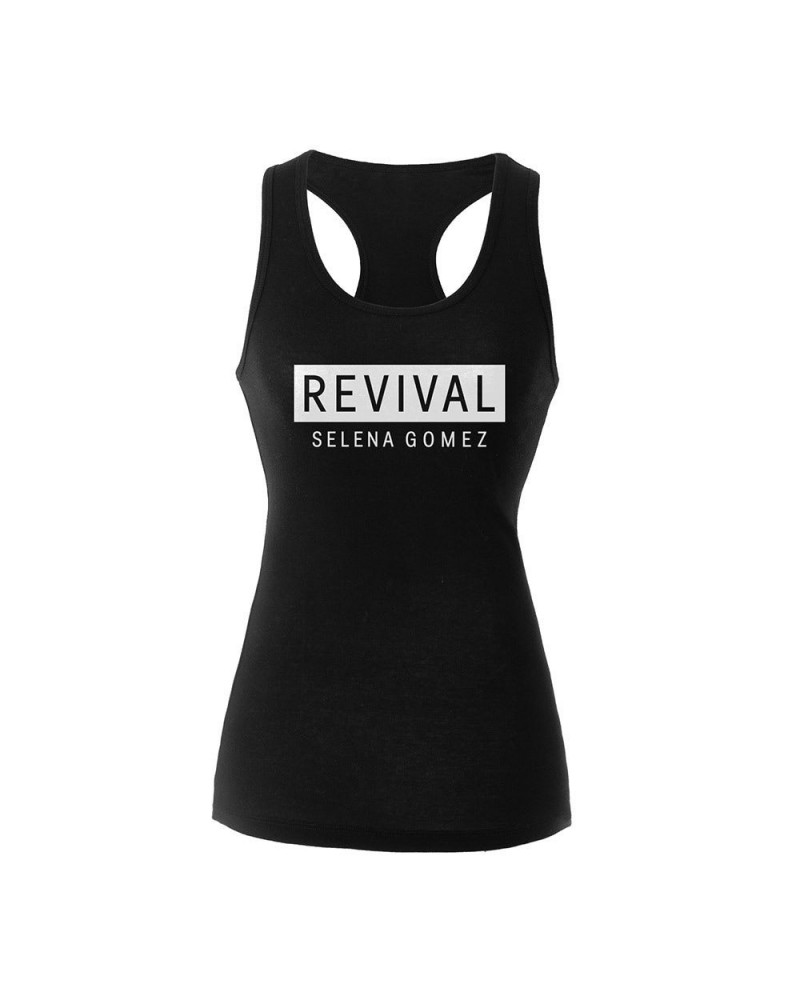 Selena Gomez Revival Black Racerback Girl's Tank $9.59 Shirts