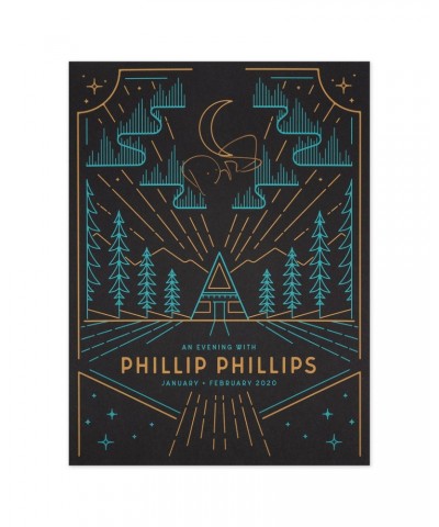 Phillip Phillips Winter 2020 Tour Poster (Signed) $5.44 Decor