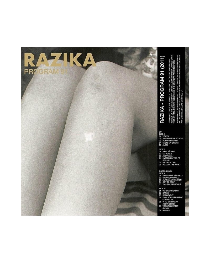 Razika PROGRAM 91 (2LP/10 YEAR ANNIVERSARY EDITION/GATEFOLD) Vinyl Record $11.70 Vinyl