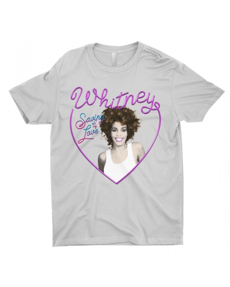 Whitney Houston T-Shirt | Saving All My Love Heart Shirt $5.16 Shirts