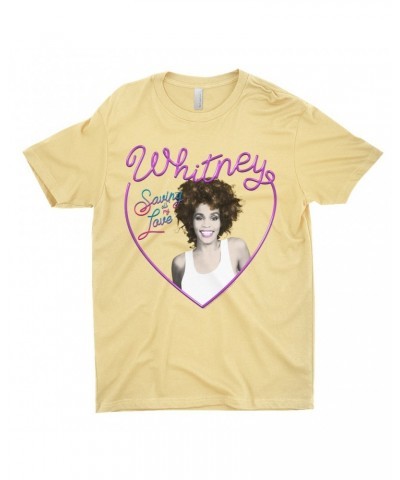 Whitney Houston T-Shirt | Saving All My Love Heart Shirt $5.16 Shirts