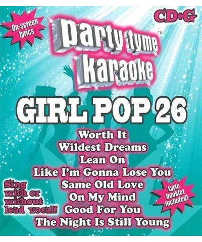 Party Tyme Karaoke Girl Pop 26 (8+8-song CD+G) CD $9.86 CD