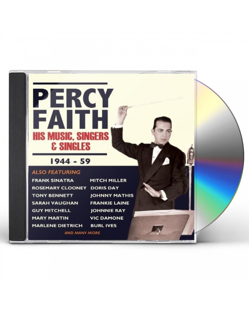 Percy Faith HIS MUSIC SINGERS & SINGLES CD $10.25 CD