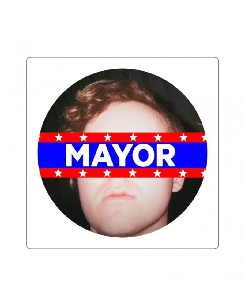 Eddie Island Sticker - Mayor Button $13.39 Accessories
