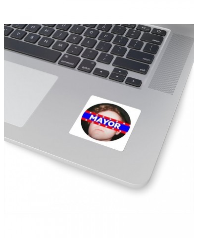 Eddie Island Sticker - Mayor Button $13.39 Accessories