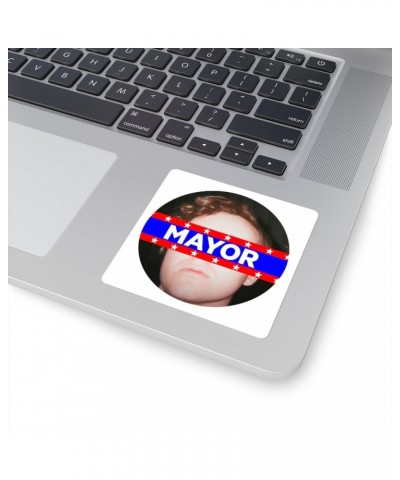 Eddie Island Sticker - Mayor Button $13.39 Accessories