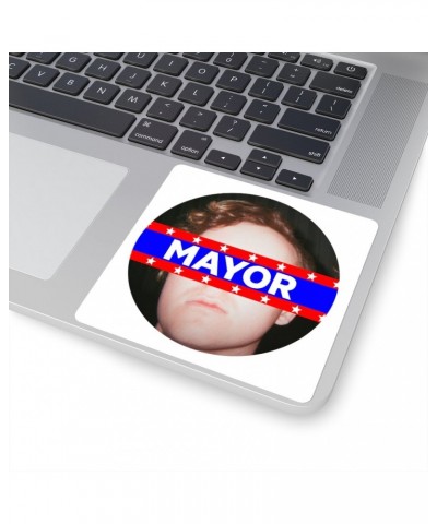 Eddie Island Sticker - Mayor Button $13.39 Accessories