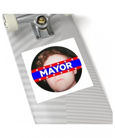 Eddie Island Sticker - Mayor Button $13.39 Accessories