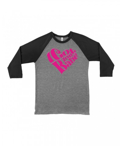 Sonny & Cher 3/4 Sleeve Baseball Tee | I Got You Babe Heart Image Shirt $10.28 Shirts