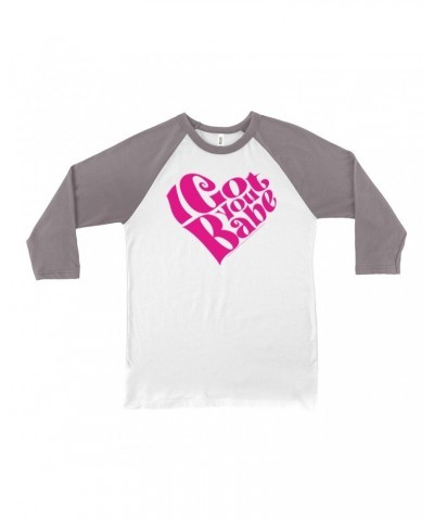 Sonny & Cher 3/4 Sleeve Baseball Tee | I Got You Babe Heart Image Shirt $10.28 Shirts