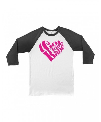 Sonny & Cher 3/4 Sleeve Baseball Tee | I Got You Babe Heart Image Shirt $10.28 Shirts