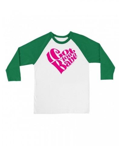 Sonny & Cher 3/4 Sleeve Baseball Tee | I Got You Babe Heart Image Shirt $10.28 Shirts