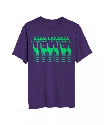 Adam Lambert Purple Unisex Flock Tee $10.80 Shirts