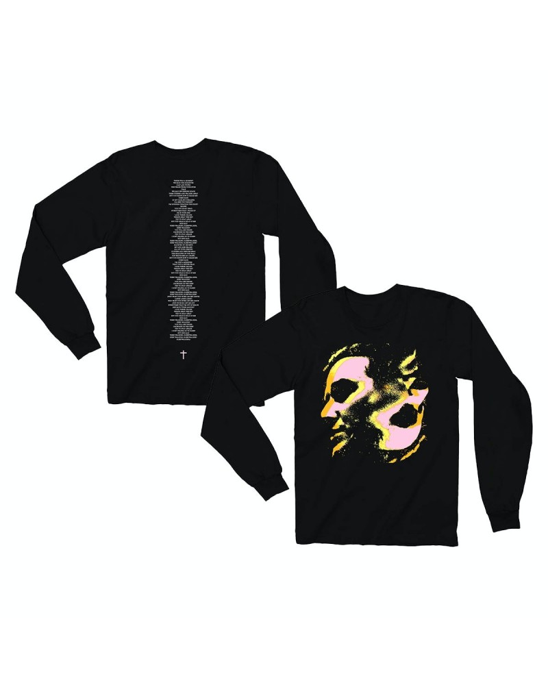Logan Henderson Yin Yang Long Sleeve Black T-shirt $13.32 Shirts