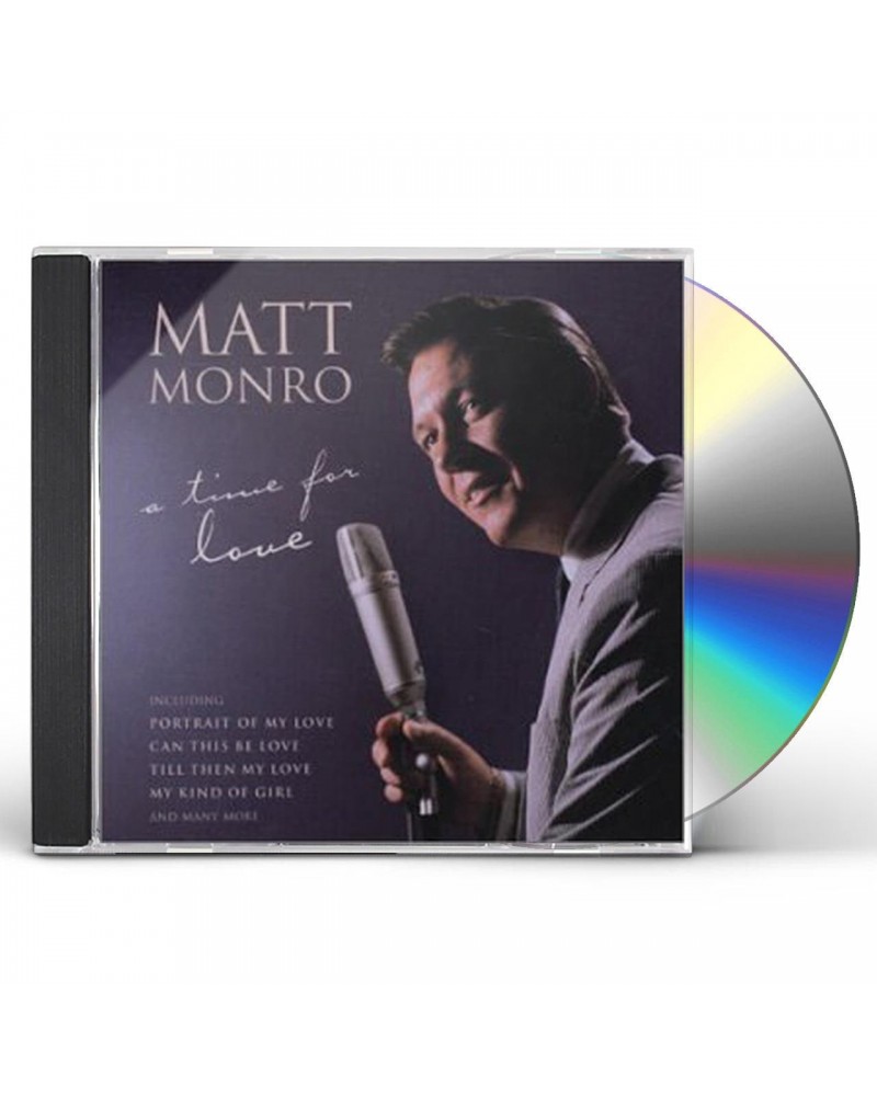 Matt Monro TIME FOR LOVE CD $9.35 CD