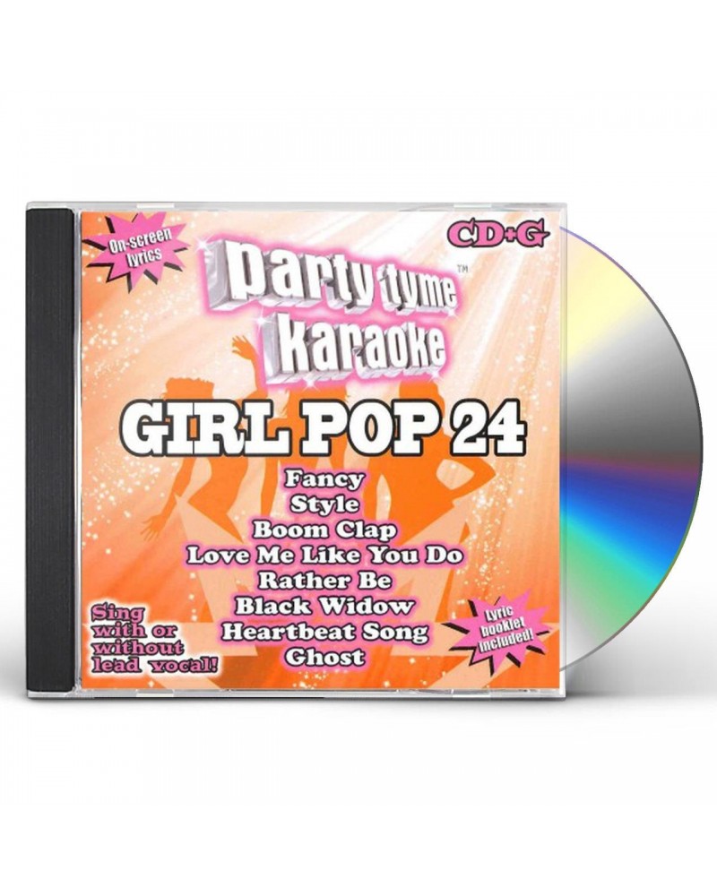 Party Tyme Karaoke Girl Pop 24 (8+8-song CD+G) CD $17.51 CD