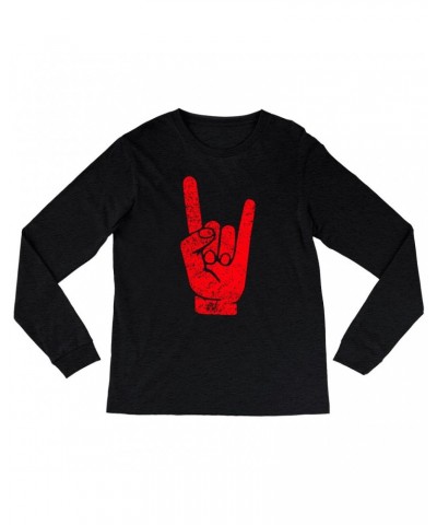 Music Life Heather Long Sleeve Shirt | The Sign Of Metal Shirt $6.83 Shirts