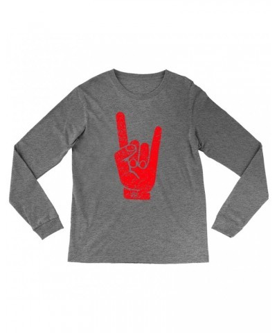 Music Life Heather Long Sleeve Shirt | The Sign Of Metal Shirt $6.83 Shirts
