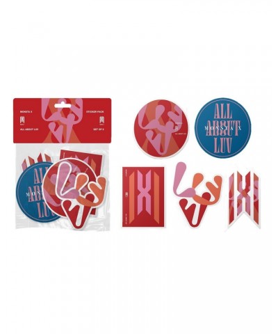 MONSTA X All About Luv Sticker Pack (Set of 5) + Digital Album Download $14.00 Accessories