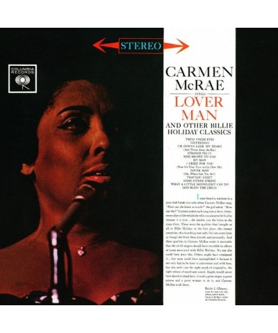 Carmen McRae SINGS LOVER MAN & OTHER BILLIE HOLIDAY CLASSICS CD $11.48 CD