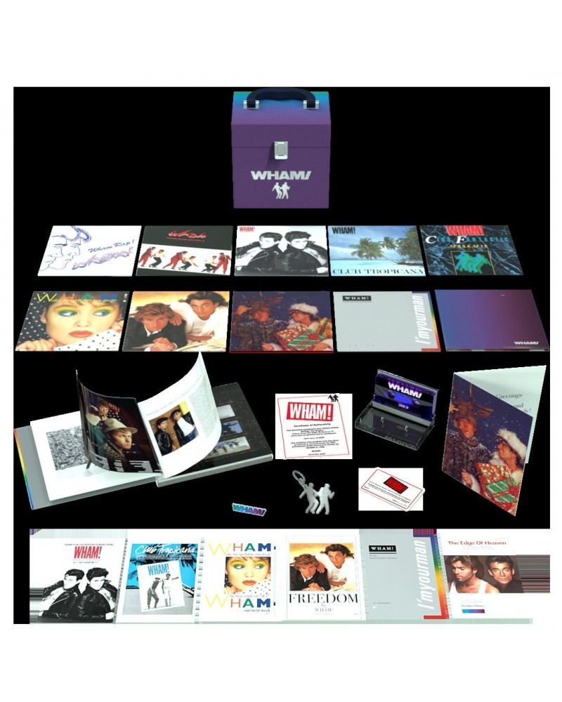 Wham! The Singles: Echoes from the Edge of Heaven (Numbered / Limited Edition / 45rpm / 7" ) 12 Disc Box Set (Vinyl) $10.34 V...