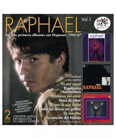 Raphaël SUS TRES PRIMEROS ALBUMES CON HISPAVOX 1965-1968 CD $10.24 CD