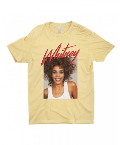 Whitney Houston T-Shirt | 1987 Photo And Red Logo Image Shirt $5.16 Shirts
