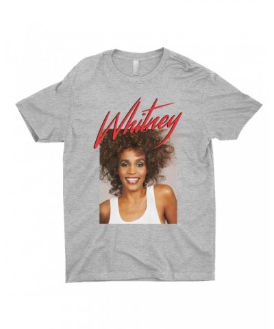 Whitney Houston T-Shirt | 1987 Photo And Red Logo Image Shirt $5.16 Shirts