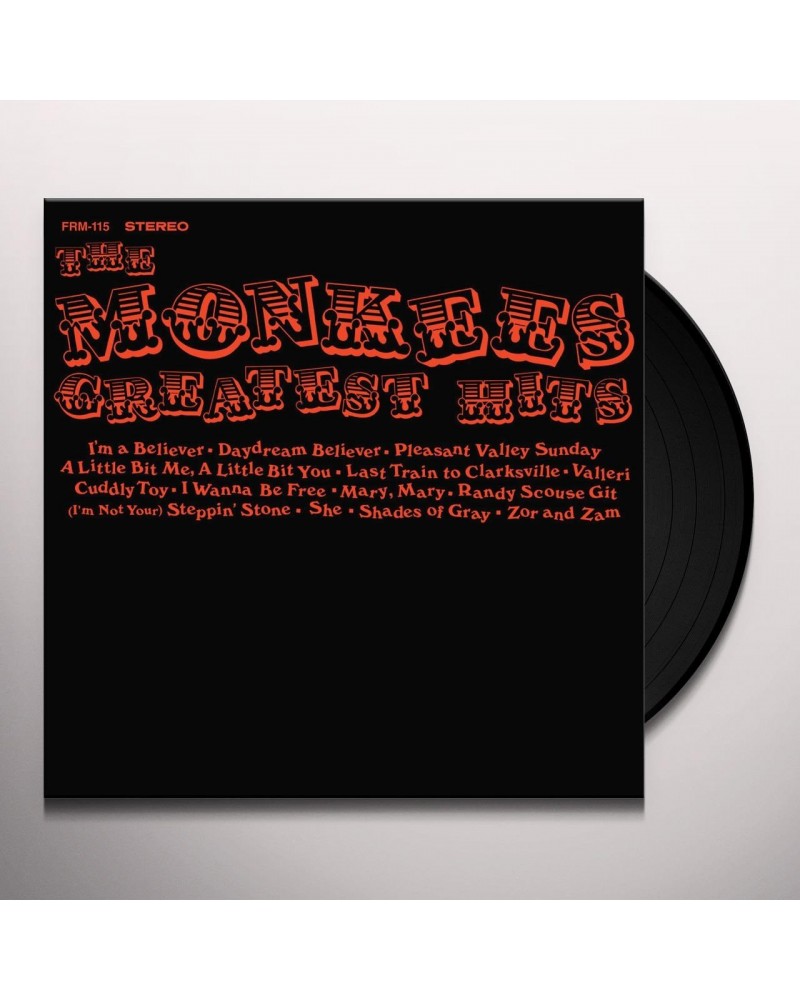 The Monkees Greatest Hits Vinyl Record $6.12 Vinyl