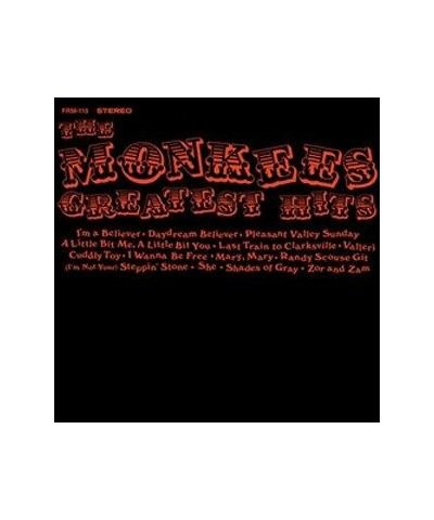 The Monkees Greatest Hits Vinyl Record $6.12 Vinyl
