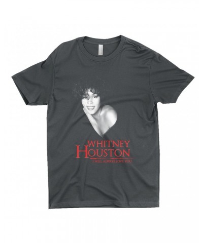 Whitney Houston T-Shirt | I Will Always Love You Logo And Photo Shirt $8.54 Shirts