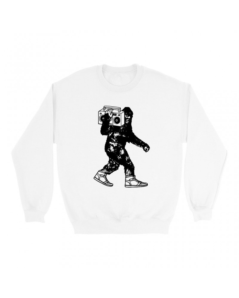 Music Life Sweatshirt | Bigfoot Boombox Sweatshirt $6.47 Sweatshirts