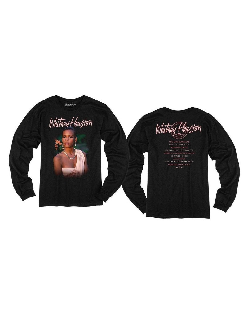 Whitney Houston 35th Anniversary Longsleeve T-Shirt $5.05 Shirts